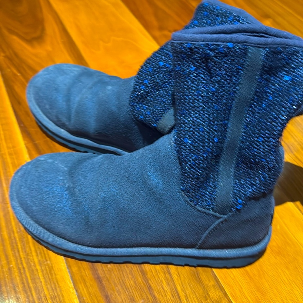 Navy blue sequin Uggs
